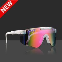 uv400 oversized pit viper sunglasses goggles biking windproof shield men women girls fashion gafas de sol 2000s multicolored