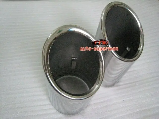 

CHROME EXHAUST MUFFLER TIP For AUDI Q7 3.6TFSI 3.0TDI 07 08 2009 2010 2011 2012