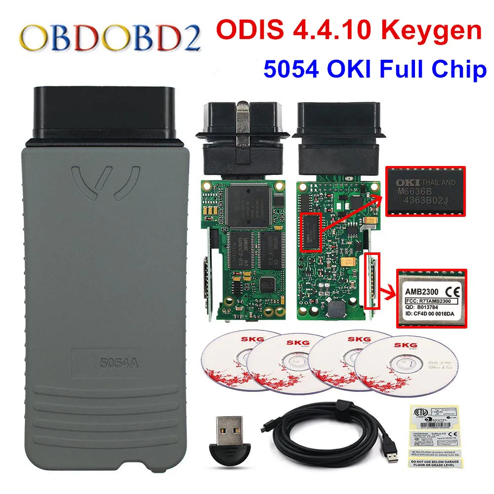 A++ качество 5054A OKI полный чип Keygen 5054 ODIS V5.1.3 AMB2300 5054A 4.4.1 Поддержка UDS протокол