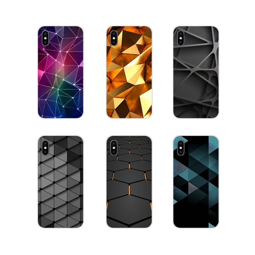 For Samsung Galaxy S2 S3 S4 S5 Mini S6 S7 Edge S8 S9 S10E Lite Plus Geometric Wallpaper Accessories Phone Shell Covers | Мобильные