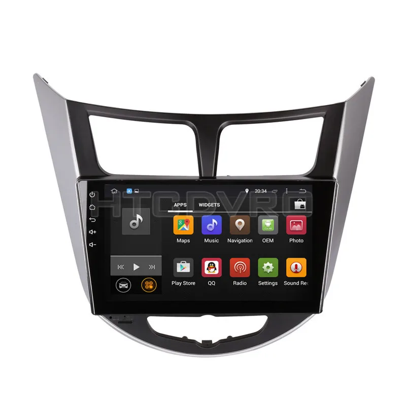 Автомобильный DVD-плеер YMODVHT 9 дюймов Восьмиядерный 4 Гб + 32 ГБ Android 0 для Hyundai