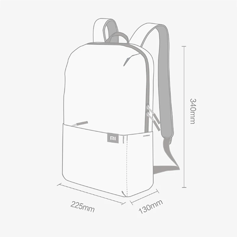 Original Xiaomi Mi Home Backpack 8 Colors 10L Bag 165g Urban Leisure Sports Chest Pack Bags Men Women Small Size Shoulder Unise images - 6