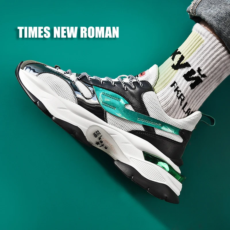 Times New Roman 2020 модная мужская повседневная обувь удобные массивные кроссовки