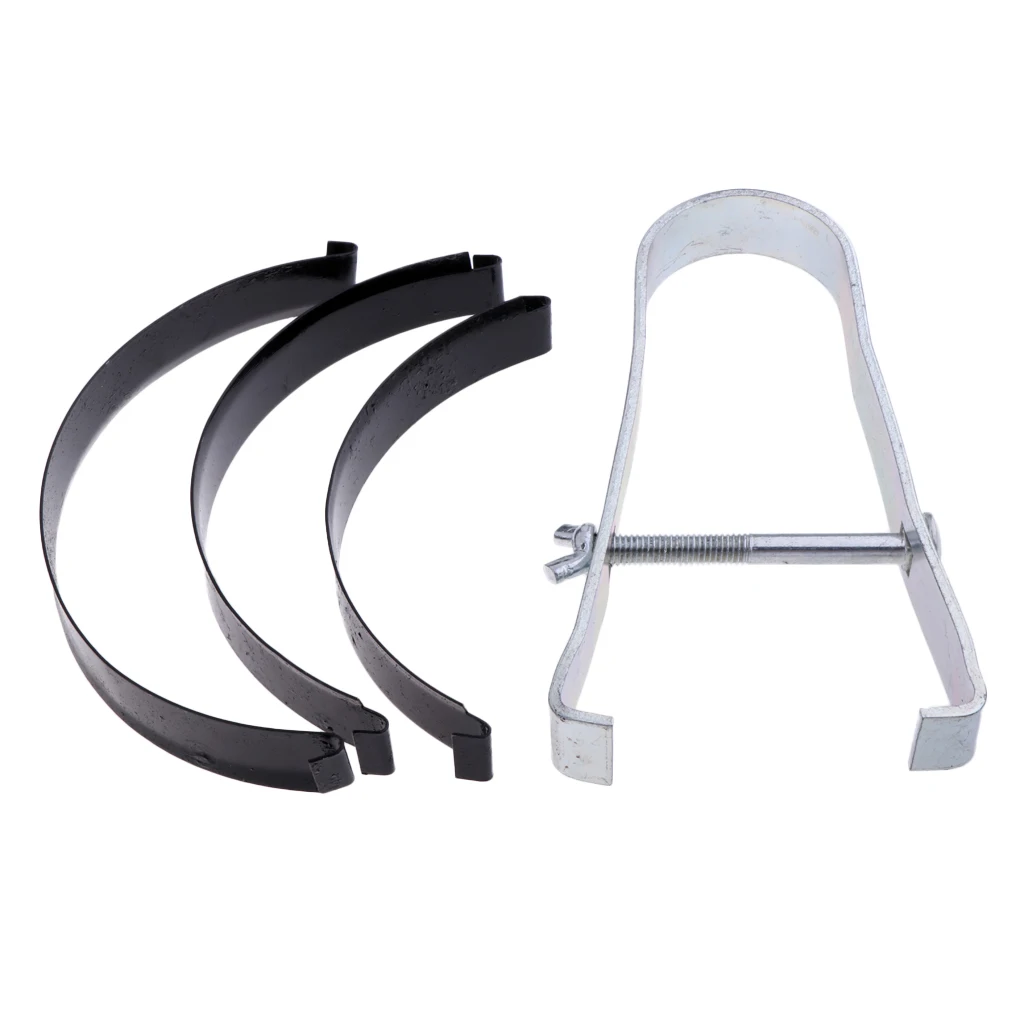 

4 Set Universal Piston Ring Compressor Tool Set Clamp Piler Installer Kit Range 50-85mm 2-3.34 inch (Silver)