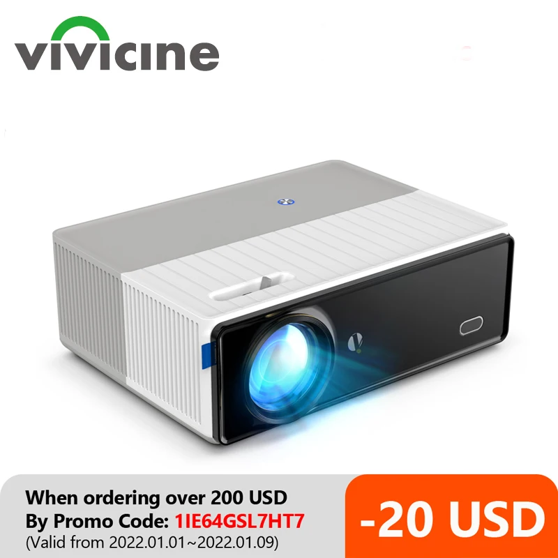 

Проектор Vivicine 7800Lux, Android 9.0, WIFI 1080p Full HD, 1920x1080 пикселей