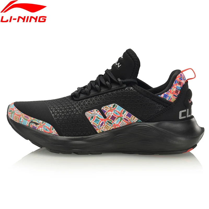 (Break Code) Женские беговые кроссовки Li Ning с подкладкой CLOUD 6 прочная спортивная обувь