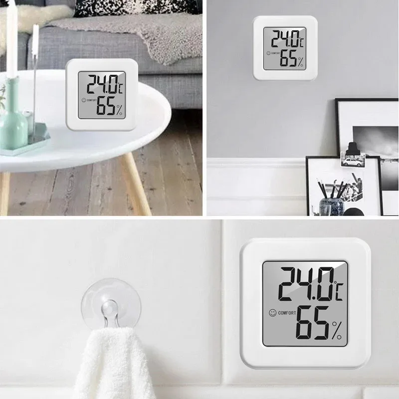 Комнатный мини-термометр цифровой измеритель температуры и влажности с ЖК