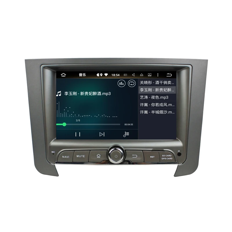 Автомобильный dvd плеер с восьмиядерным процессором Android 10 4 Гб ОЗУ для Ssang yong rexton 2014