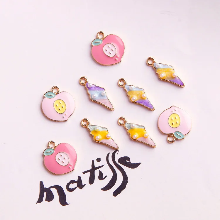 Серьги сделай сам из капельного сплава корейские серьги розового цвета с нежным