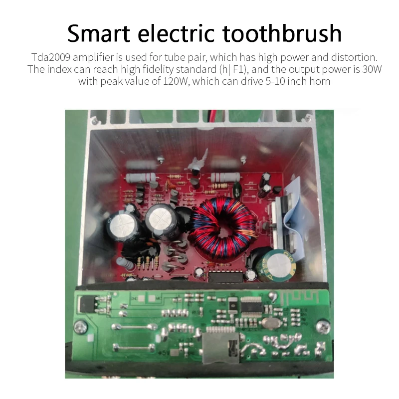 Цифровой Bluetooth совместимый Стереоусилитель мощности TDA2009 110-220 В/12 В/24 В