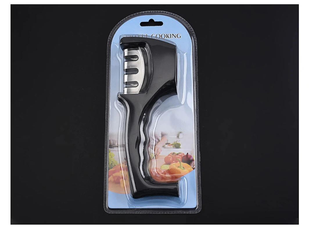 

3 в 1 Нержавеющая сталь ножницы инструменты Бриллиантовая заточка ножей, точильный камень, камень Non-Slip Ножи точилка Ножи камень