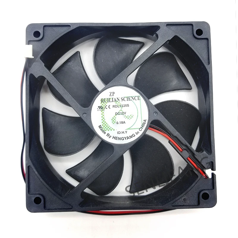 Для RDL1225S 12V 0.18A 12025 12CM 3-проводная защита двигателя охлаждение | Компьютеры и офис