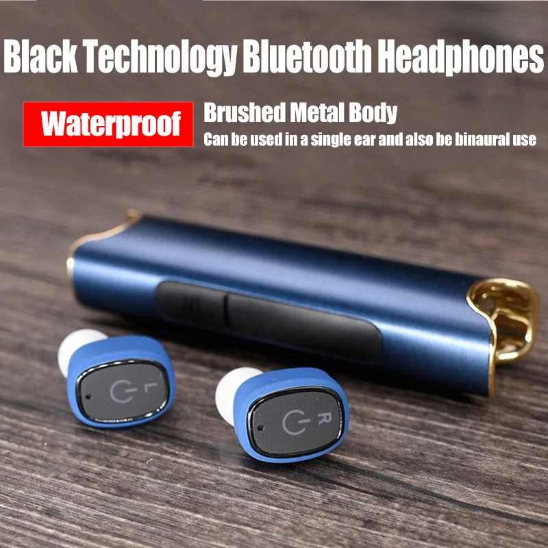 S2 новые TWS Беспроводные водонепроницаемые bluetooth наушники вкладыши Спортивная