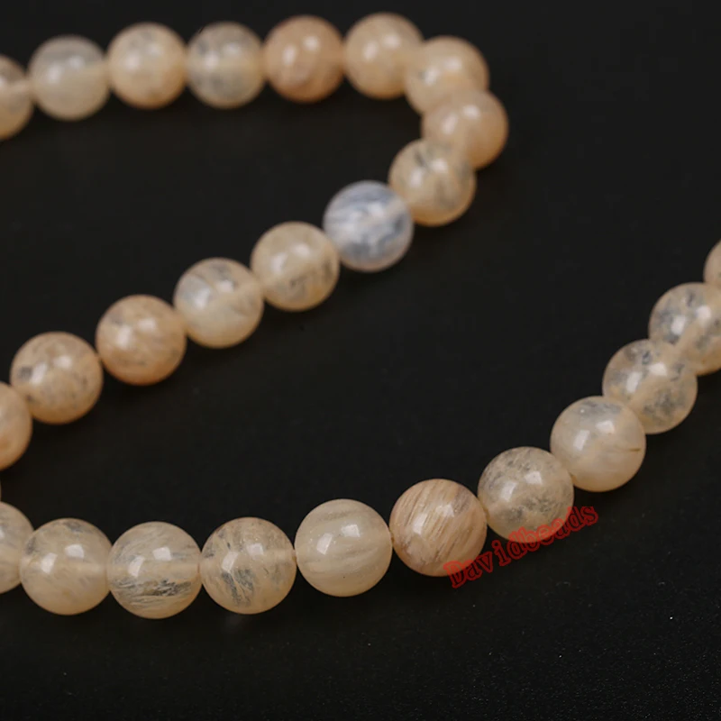 Заводская цена натуральный камень гладкие лимонные кварцевые бусины 16 дюймов