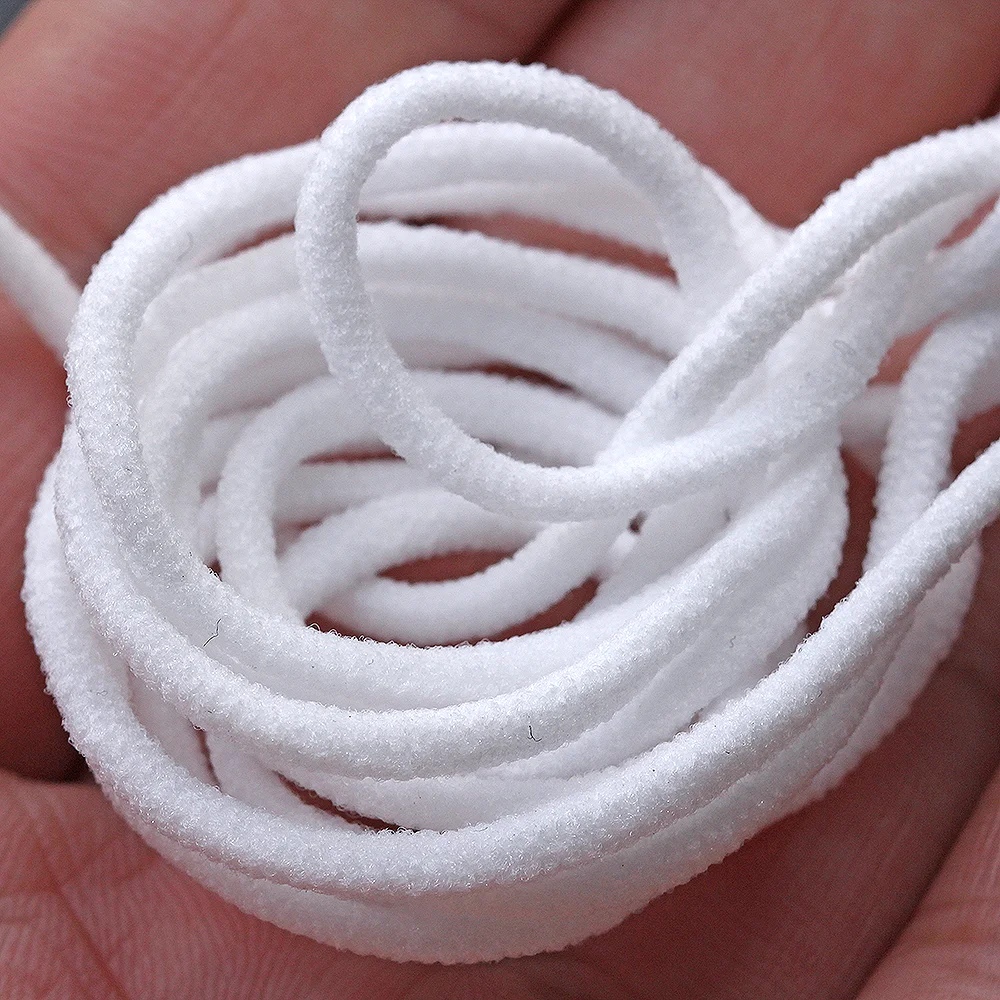 10 метров 3 мм маска для рта эластичная лента канатная Резиновая веревка ушей