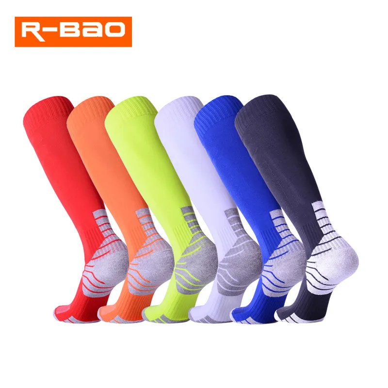 

Adults Men Wear-resistant Towel Socks Sports Soccer Stockings Long Football Socks Ankel Protection Wear-resisting