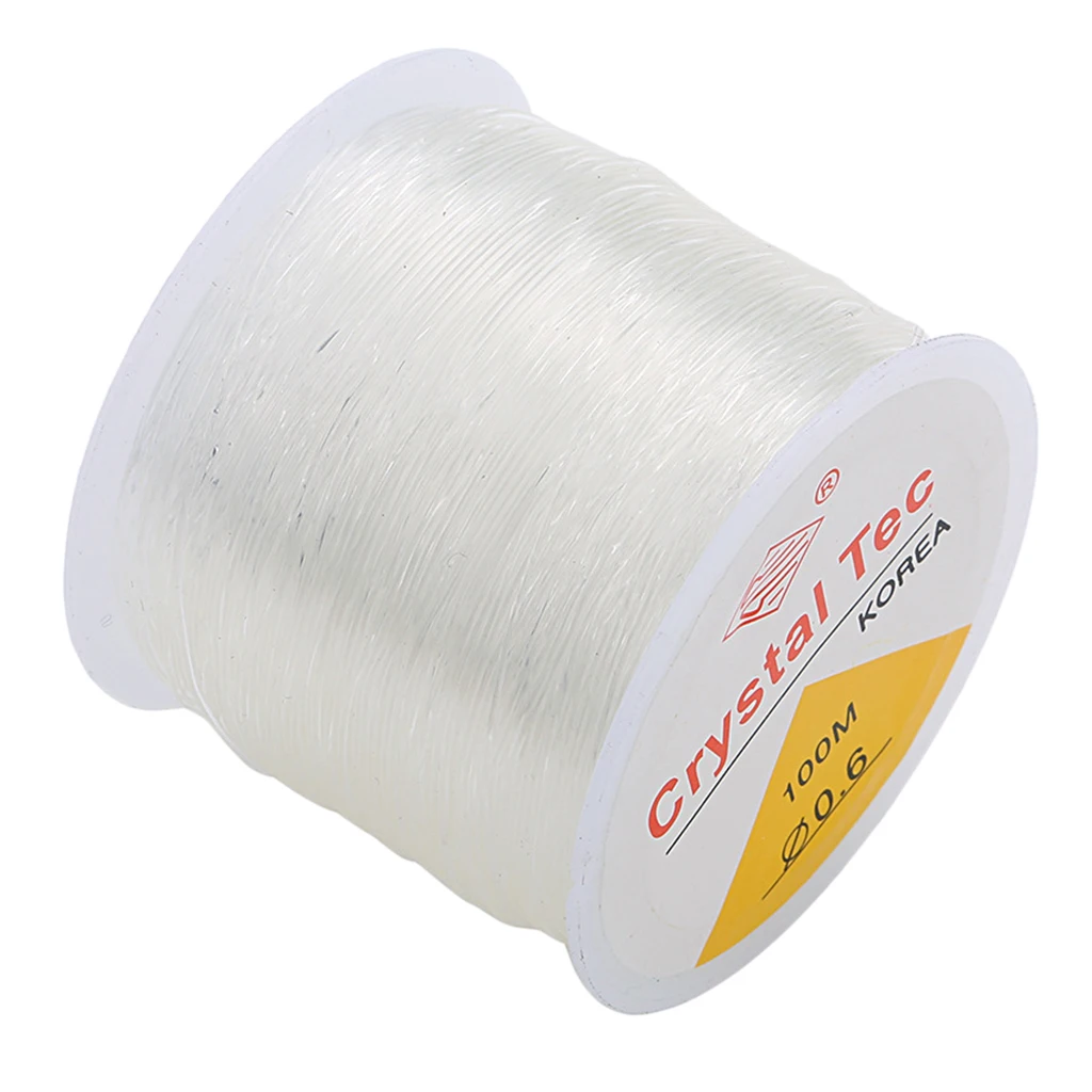 1 рулон эластичные украшения нить резиновая прозрачный нитки для Ювелирные