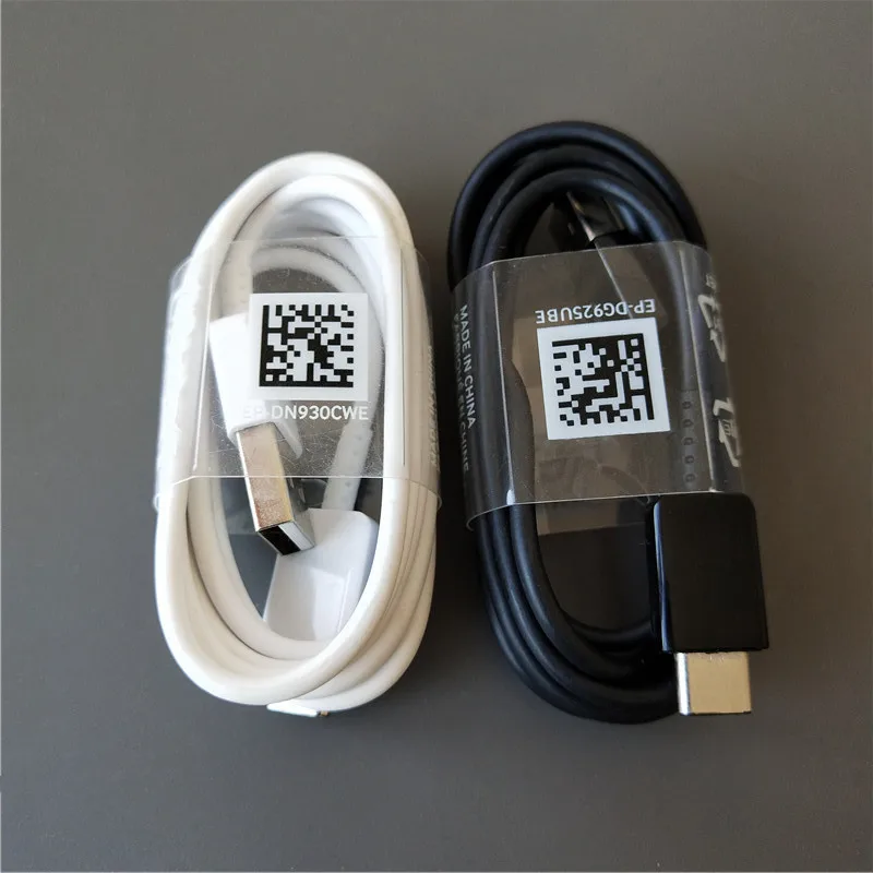 10 шт./лот 1 м USB Type C кабель для быстрой зарядки и синхронизации данных Samsung S10 S9 S8 Plus