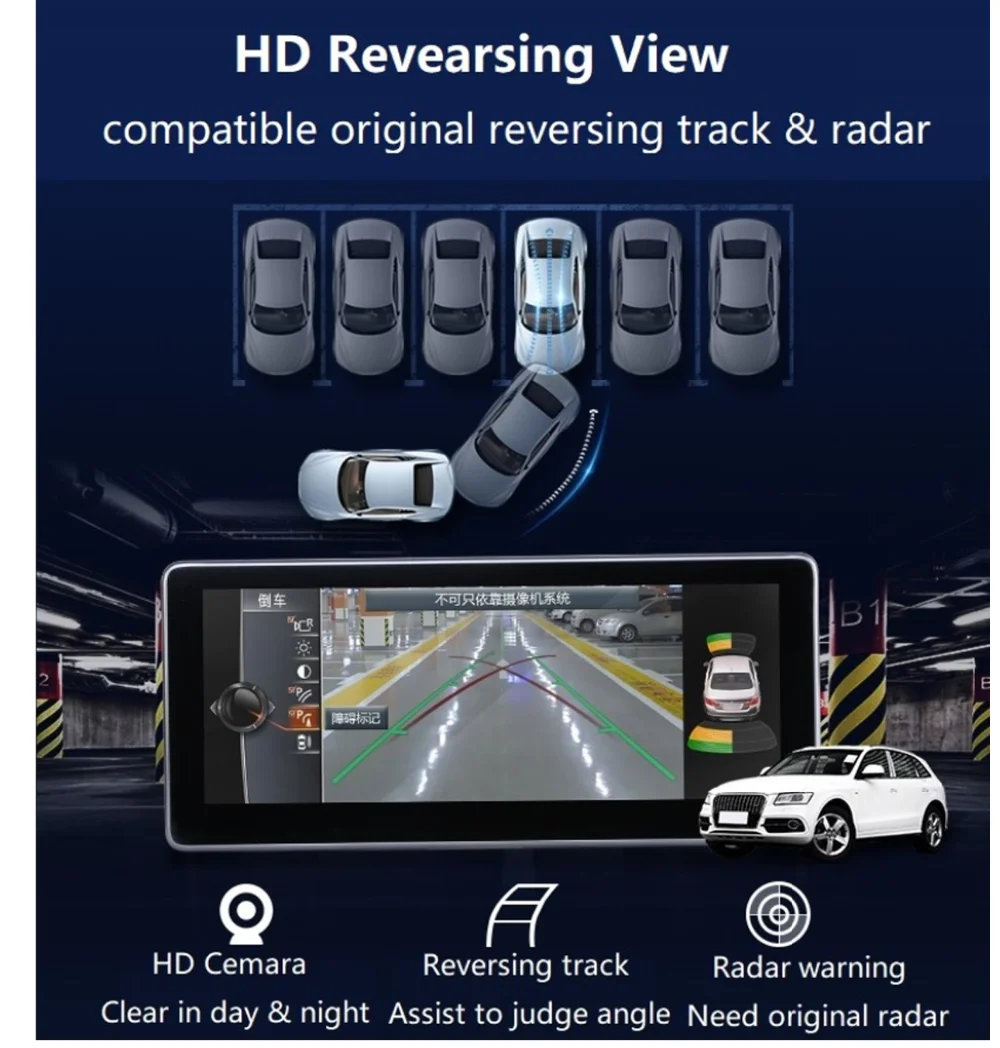 10,2" 4G+ 64G Android жесткий экран для Audi Q5 2009- низкий Config с gps-навигация, радио, стерео Мультимедийный Плеер