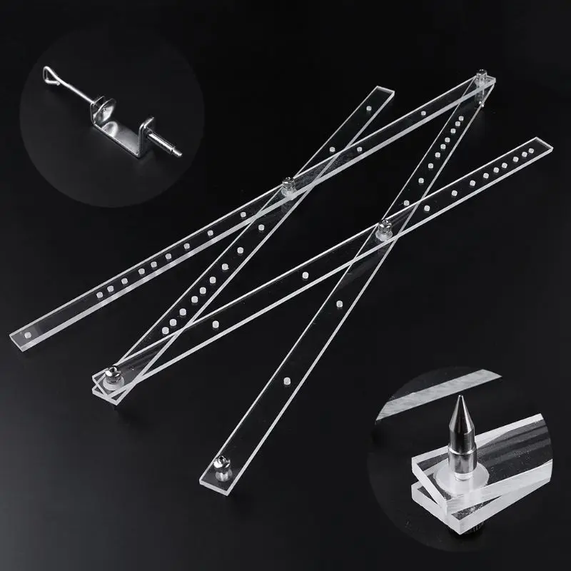 

50cm Scale Excellent Folding Ruler Artist Pantograph Copy Rluers Draw Enlarger Reducer Tool for Office School Drawing