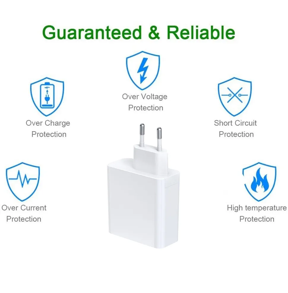 65W 20V 3.25A USB Type C PD зарядное устройство мощность адаптер для ноутбука Macbook Pro 12 13 Huawei