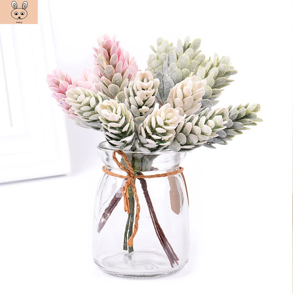 6 шт. сделай сам подарки или свадьба Рождественский Декор искусственные растения