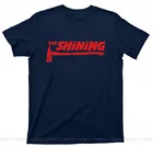 Сияющая футболка с топором для мужчин, футболка с принтом из фильма ужасы, Hotel Stanley Kubrick Stephen King