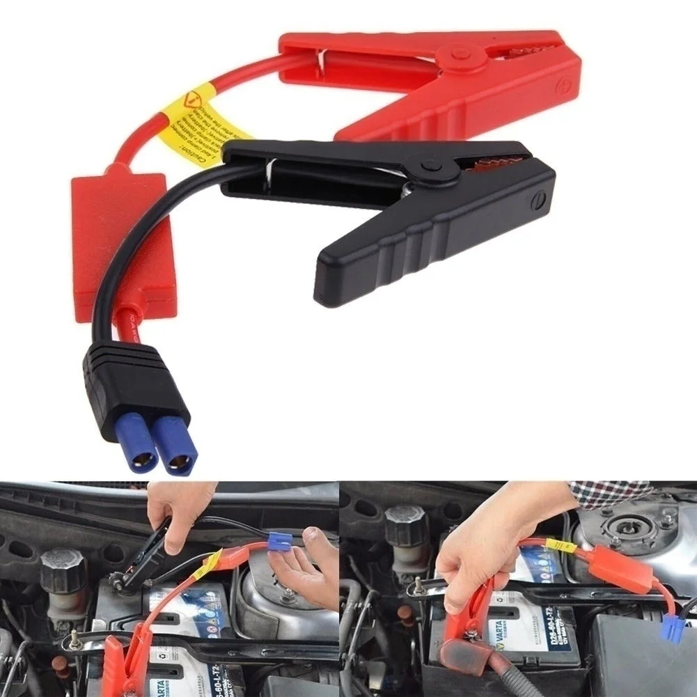 

Car Emergency Jump Lead Adapter Cable Battery Alligator Clamps Clip with EC5 Plug Socket