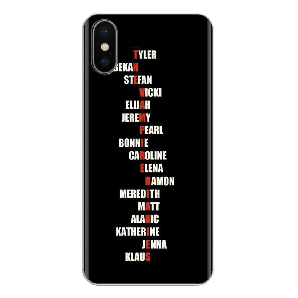 Мягкий чехол для телефона Дневники вампира Elena gilber iPod Touch Apple iPhone 11 Pro 4 5 6 6S 7 8 X XR XS Plus