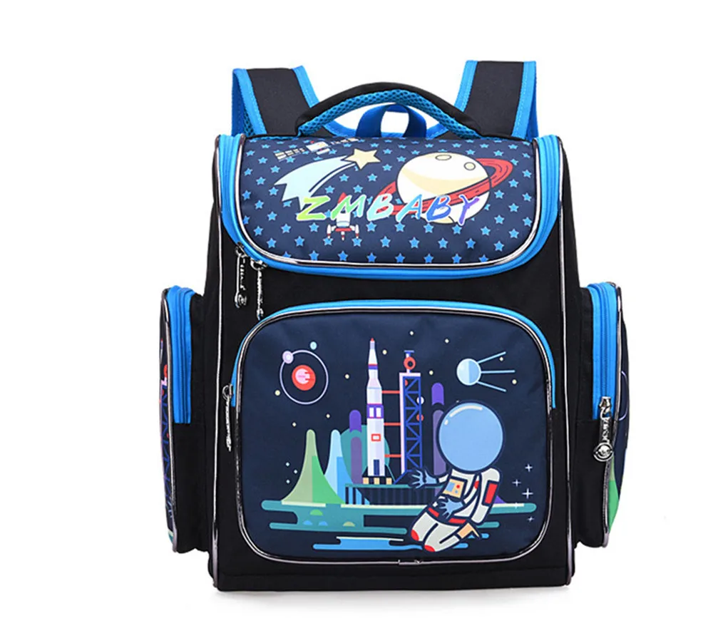 "Новая мода Русский стиль космическая сумка 1-6 класс начальной школы мультфильм сумка для мальчиков и девочек рюкзак"