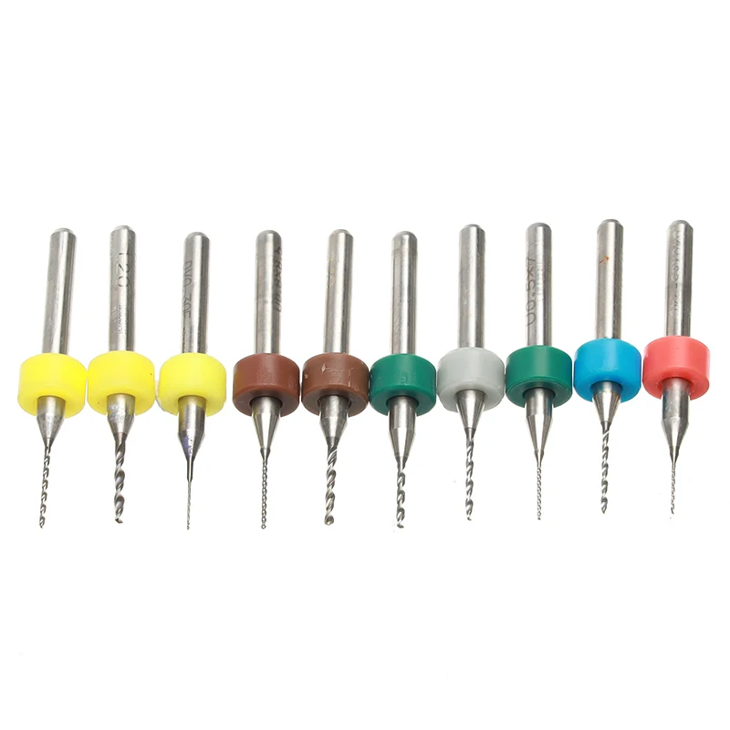 0.3-1.2mm Tungsten Steel Carbide Drill Bit Set For Watch Repair Circuit Board Tungsten Watchmaker Repair Tool
