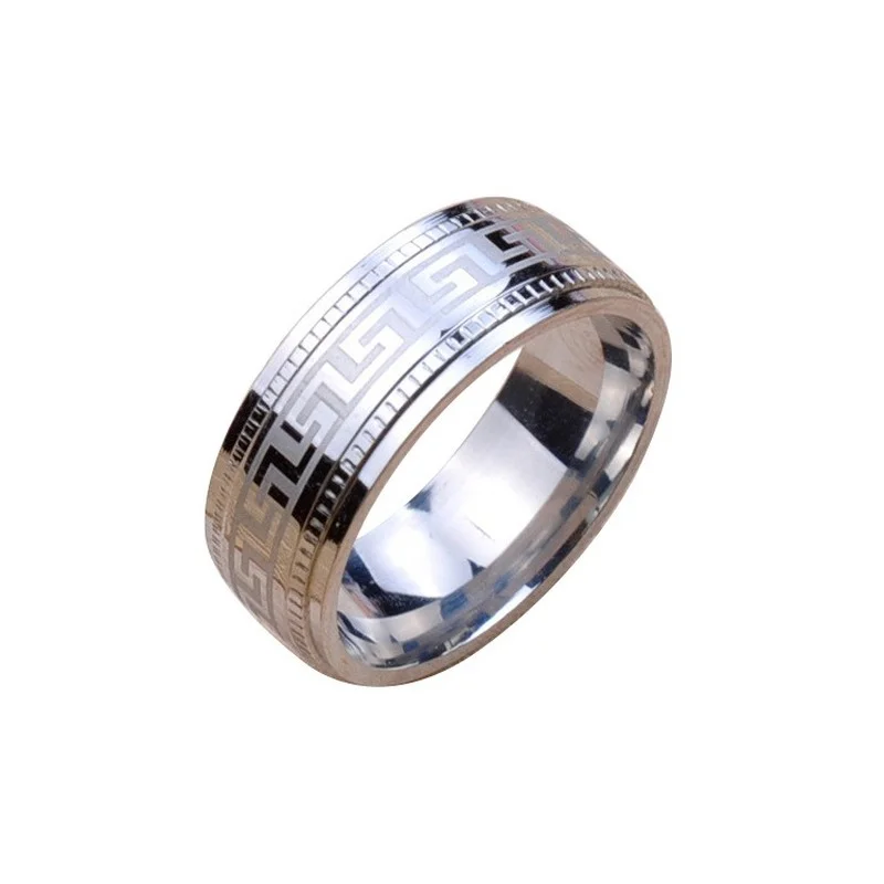 

Fashion Men's Black Titanium Ring Finished Classic Engagement Anel Jewelry for Male Wedding Bands Couple Wedding Rings