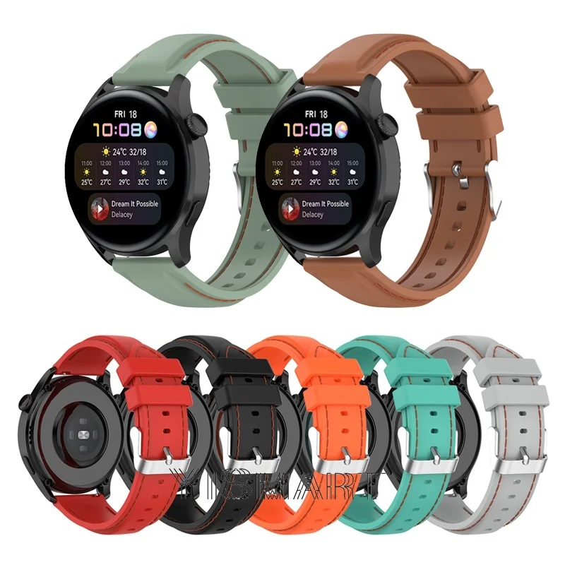 

Ремешок 22 мм для смарт-часов Huawei Watch 3 Pro, спортивный браслет для huawei GT 2 pro GT2 46 мм