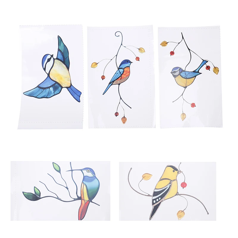 Наклейка Настенная с птицей Стекло окна Гостиная Спальня декоративные обои