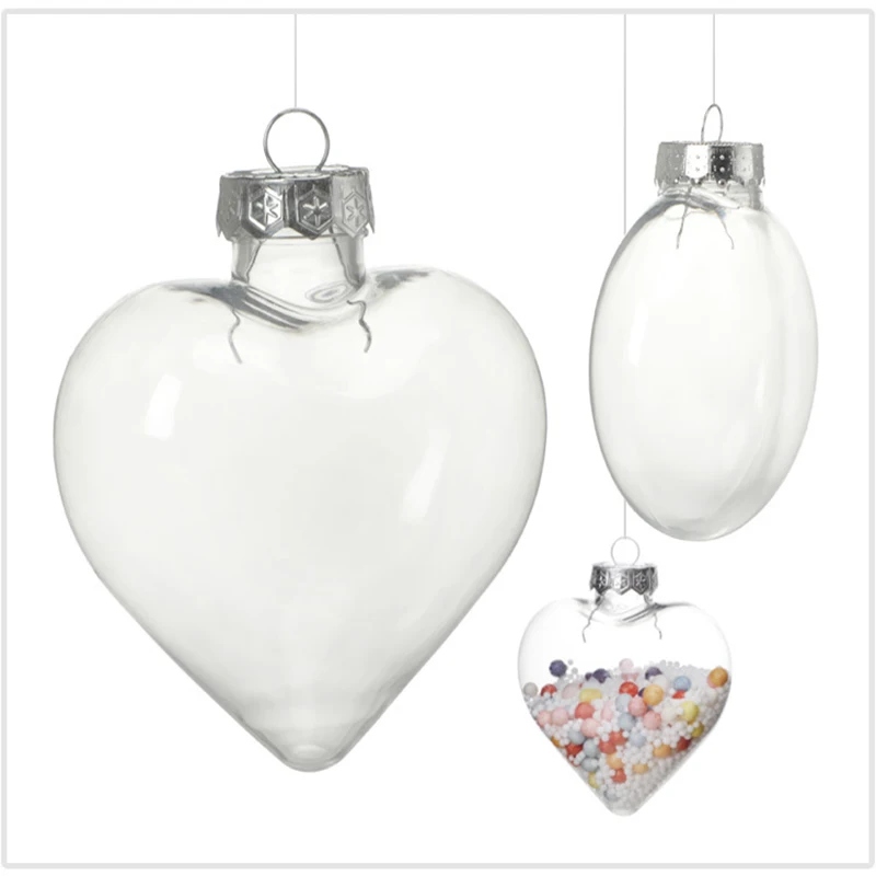 

Рождественские Прозрачные Шары, пластиковые шары, Заполняемые, DIY Декор, Елочное украшение, рождественские подвесные украшения, товары для декора