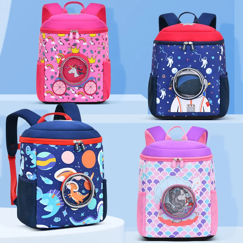 Children's Backpack in kindergarten School Bags For Boys Dinosaur Girls Unicorn Backpack Kids Book Bags Toddler Mochila Infantil