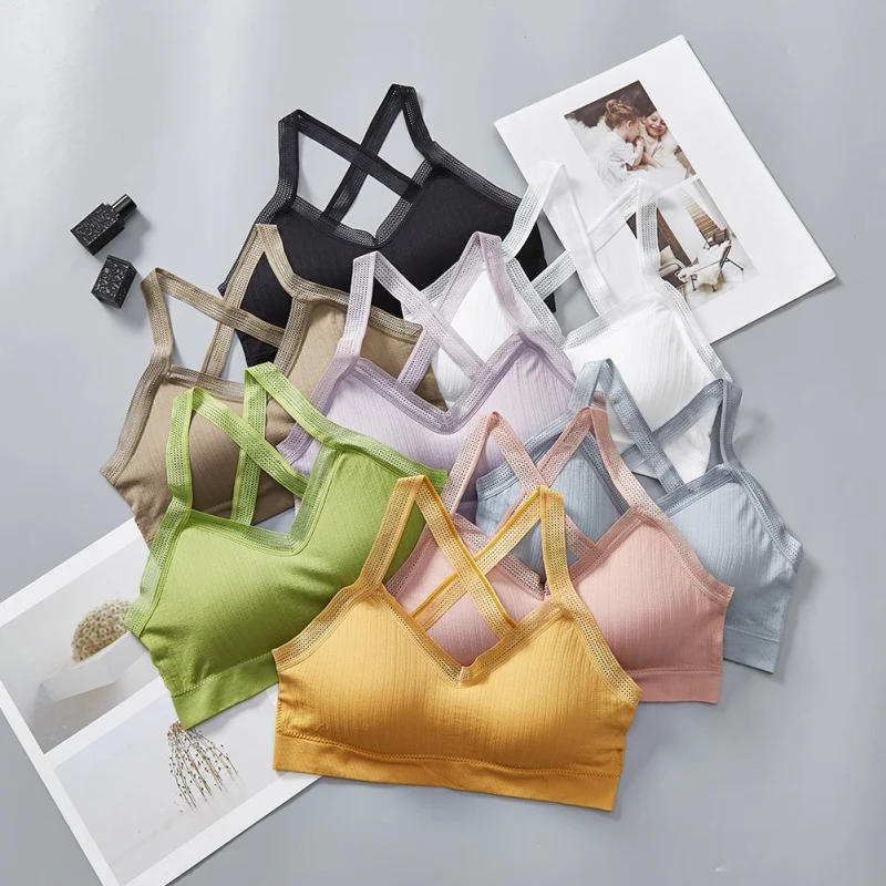 Женский бюстгальтер с подушечкой для груди|Топы без бретелек| |