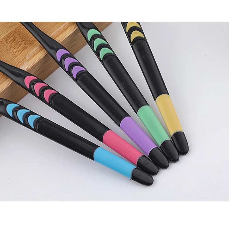 

10pcs Toothbrush Adult Bamboo Charcoal Toothbrush Soft Bristle Household Fine Wool Toothbrush Antibacterial for Family Men Women