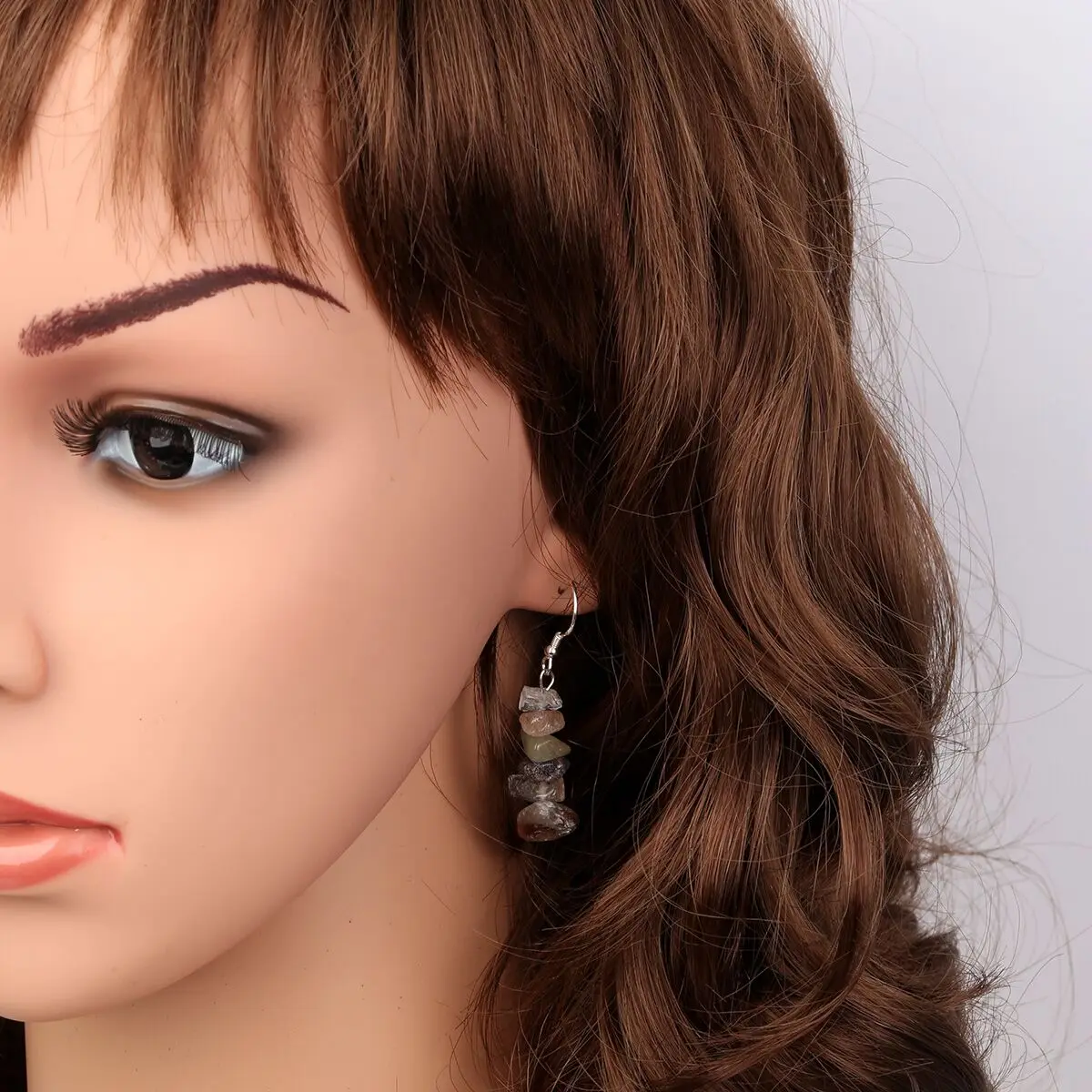 YACQ кварцевые очаровательные ожерелья-чокер с воротником 7 слоев стерлингового