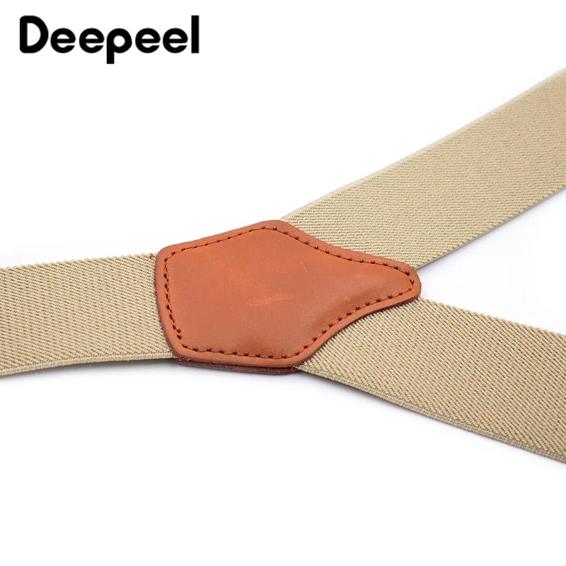 Deepeel 1 шт. 3 5*125 см модные мужские двойной Применение 6 клипы подтяжки из