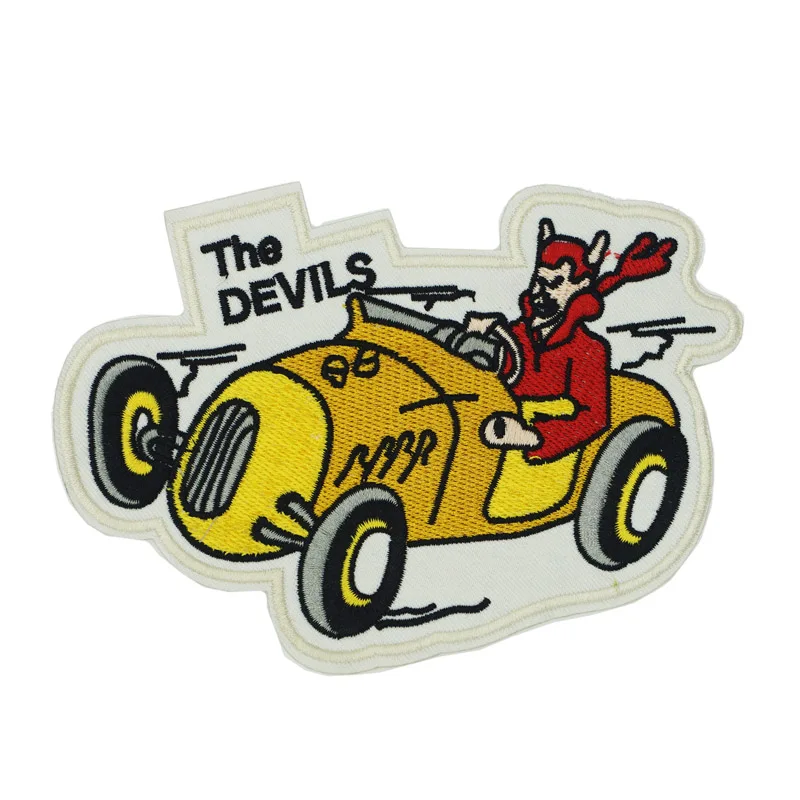 Мотоциклетная Байкерская вышивка REPRO THE DEVILS MC ROCKABILLY 6 дюймов |