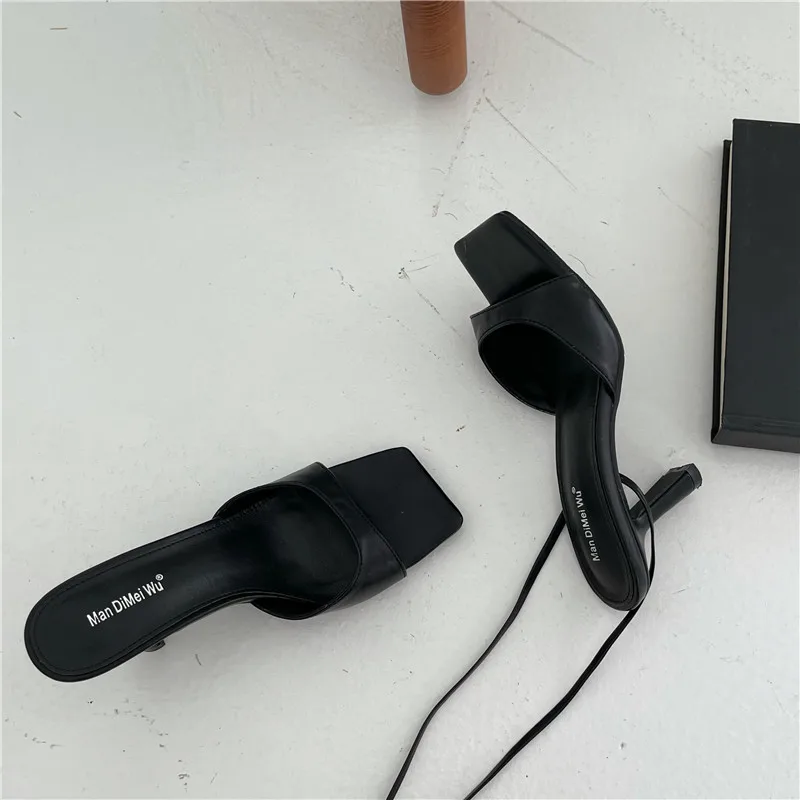 

Ladies Shoes And Sandals Design Low Heeled Slippers Cross Strappy High Heels Sandals White Women Sandals Summer 2021 Female Shoe