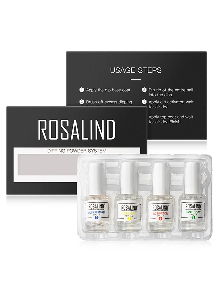 Лак для ногтей с цветным погружением пудра стартовый набор погружающаяся