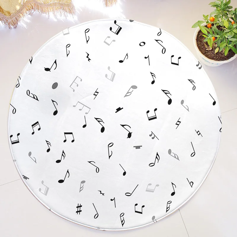 Zeegle круглый дверной коврик ковер для гостиной альбом дизайн напольный спальни