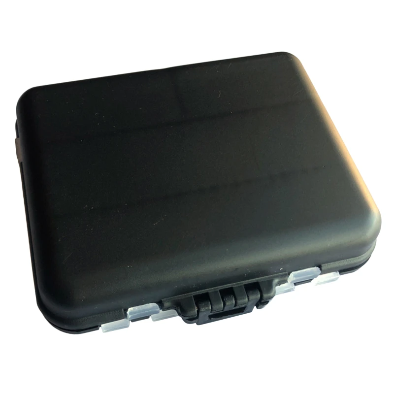 

Коробка для рыболовных снастей, черная двухслойная жесткая пластиковая рыболовная снасть, рыболовные снасти, водонепроницаемая коробка дл...