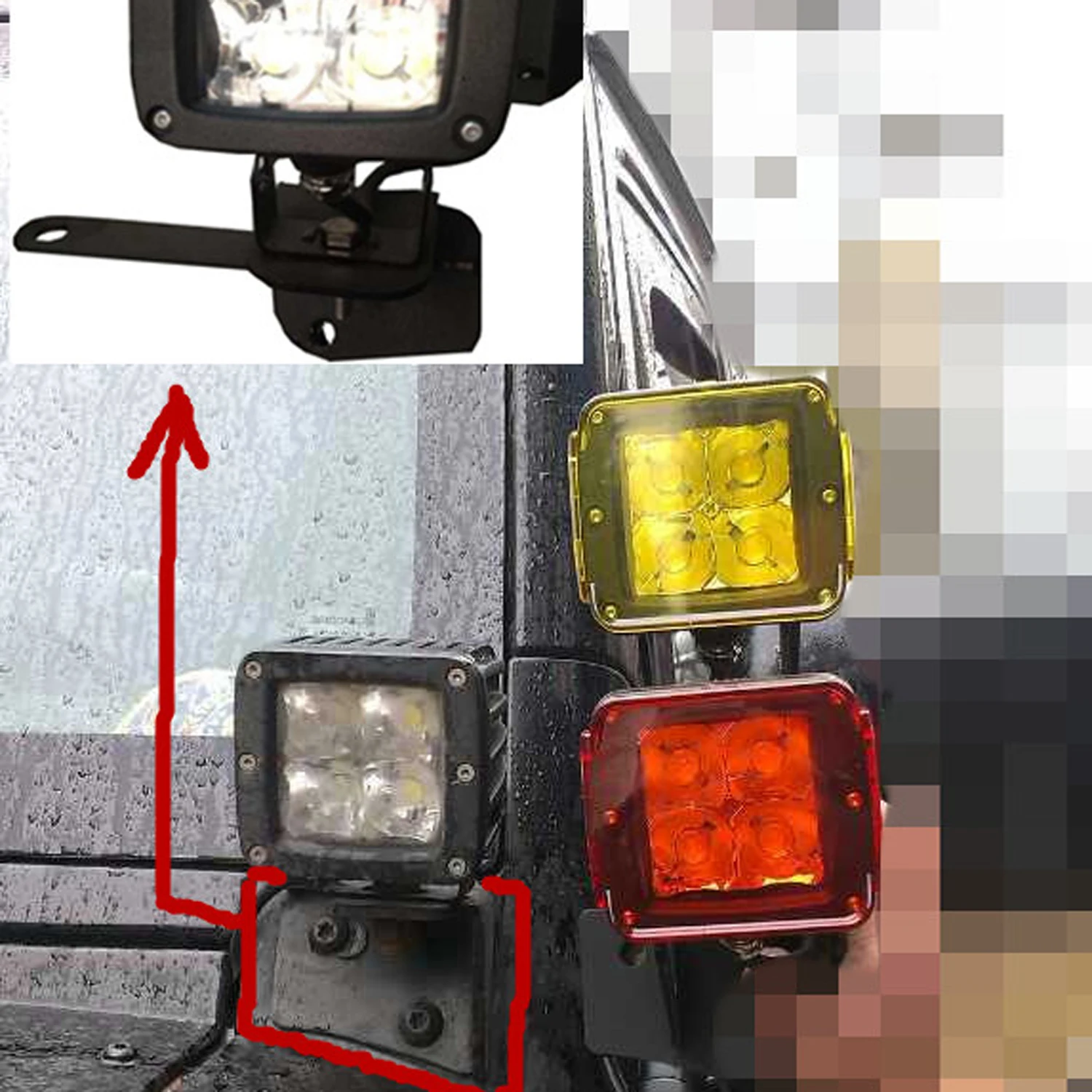 

A04 A-Кронштейны, A-опора, двойной слой для jeep JK wrangler 2007-2017 LANTSUN