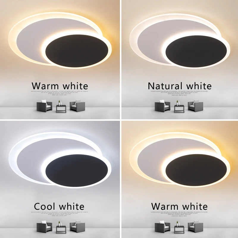 Минималистичная современная люстра освещение для гостиной спальни светодиодный