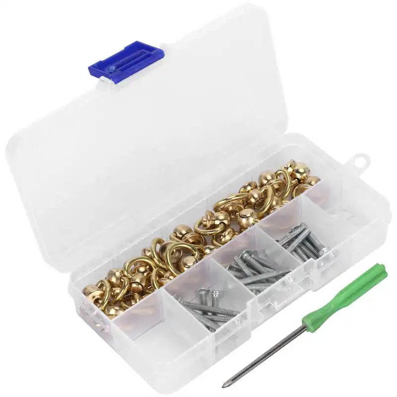 

Rivets Craft Supplies Buckle Handle Connector for Decorate Backpacks for Leathshoes for Handbagser Bracelets for Belts