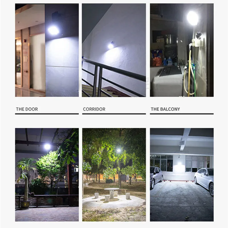 

LED Solar Light Super Bright Three head Motion Sensor Wall Lights Outdoor Waterproof Garden Yard Sunlight Lighting Solar Lamp