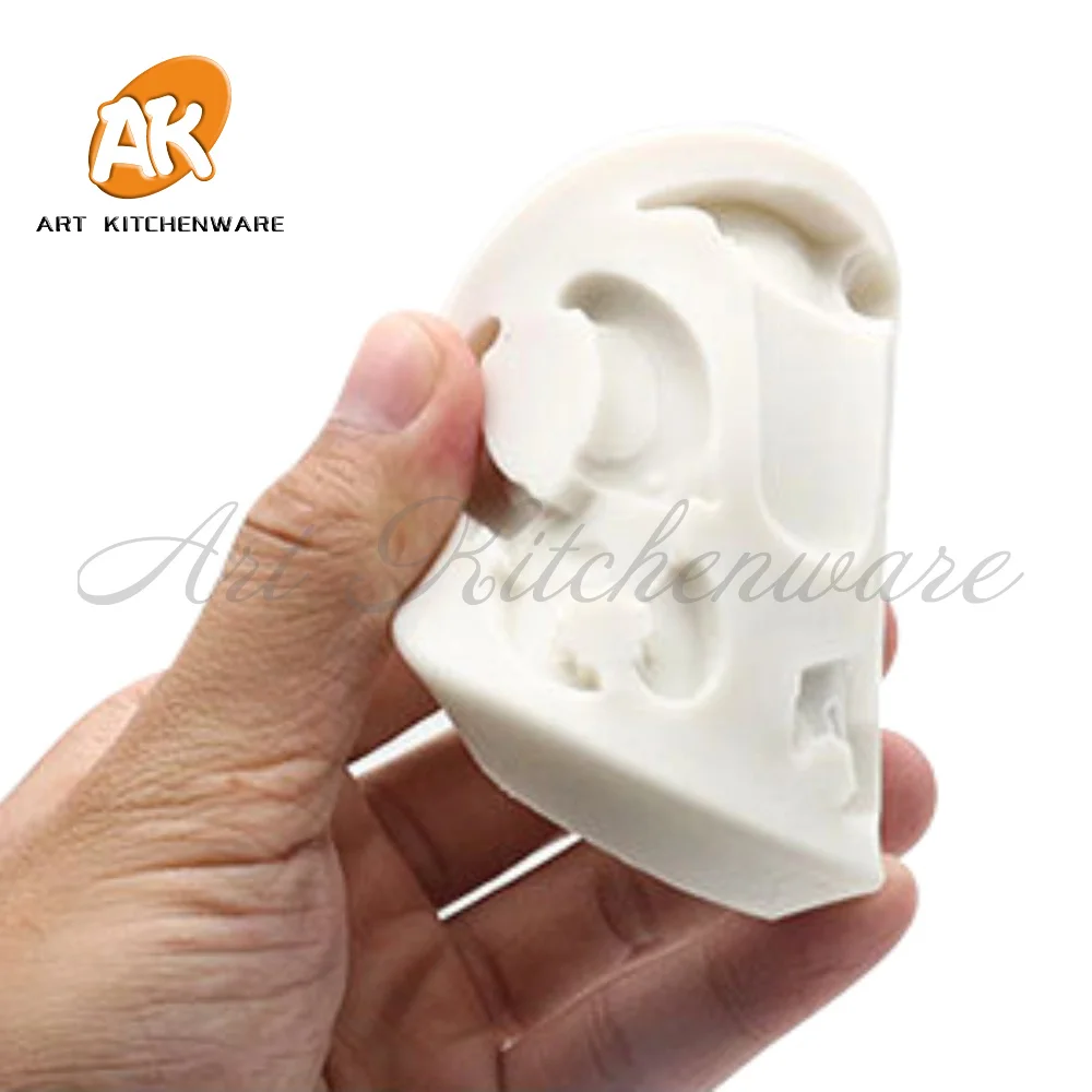 

3D Tools Design Silicone Mold DIY Animals Christmas 3D Cake Mold Candy Chocolate Mousse Decoration Baking Tool Moulds